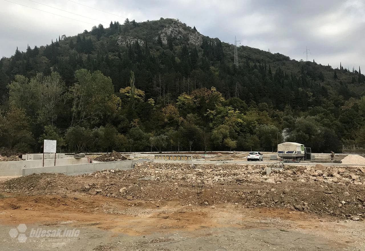 Radovi u parku Sajmište u Borku