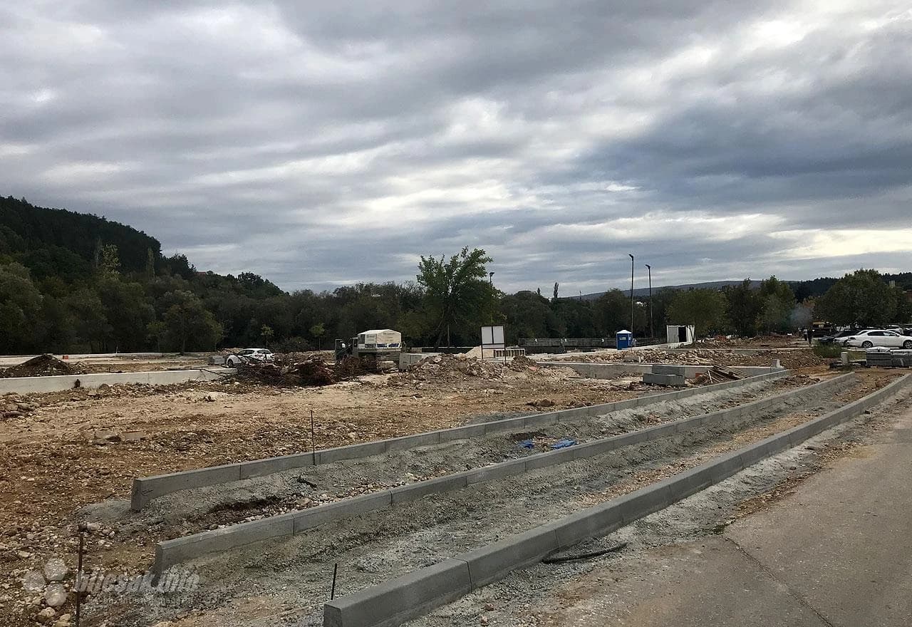 Radovi u parku Sajmište u Borku