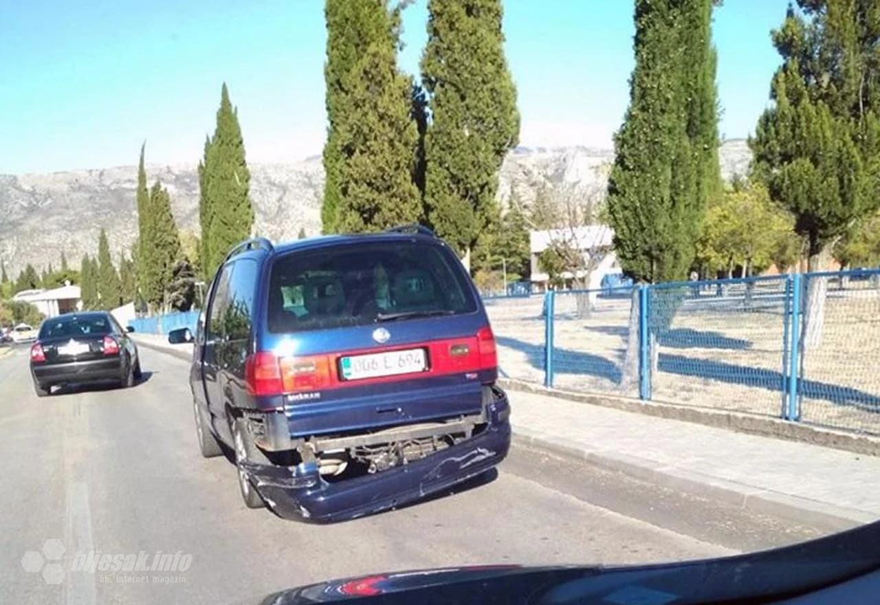 Sudar tri vozila u Mostaru