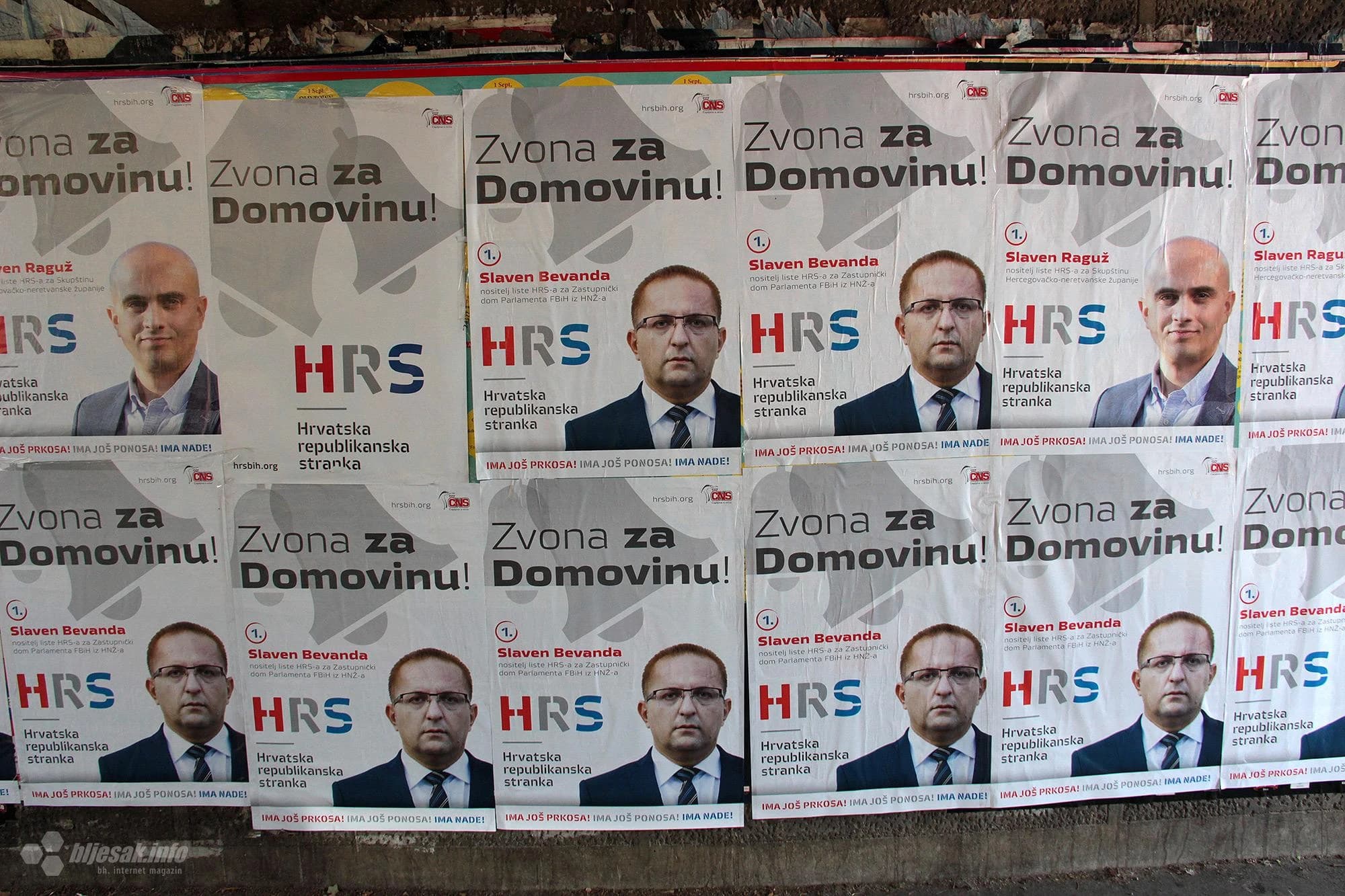 Predizborni plakati u Mostaru