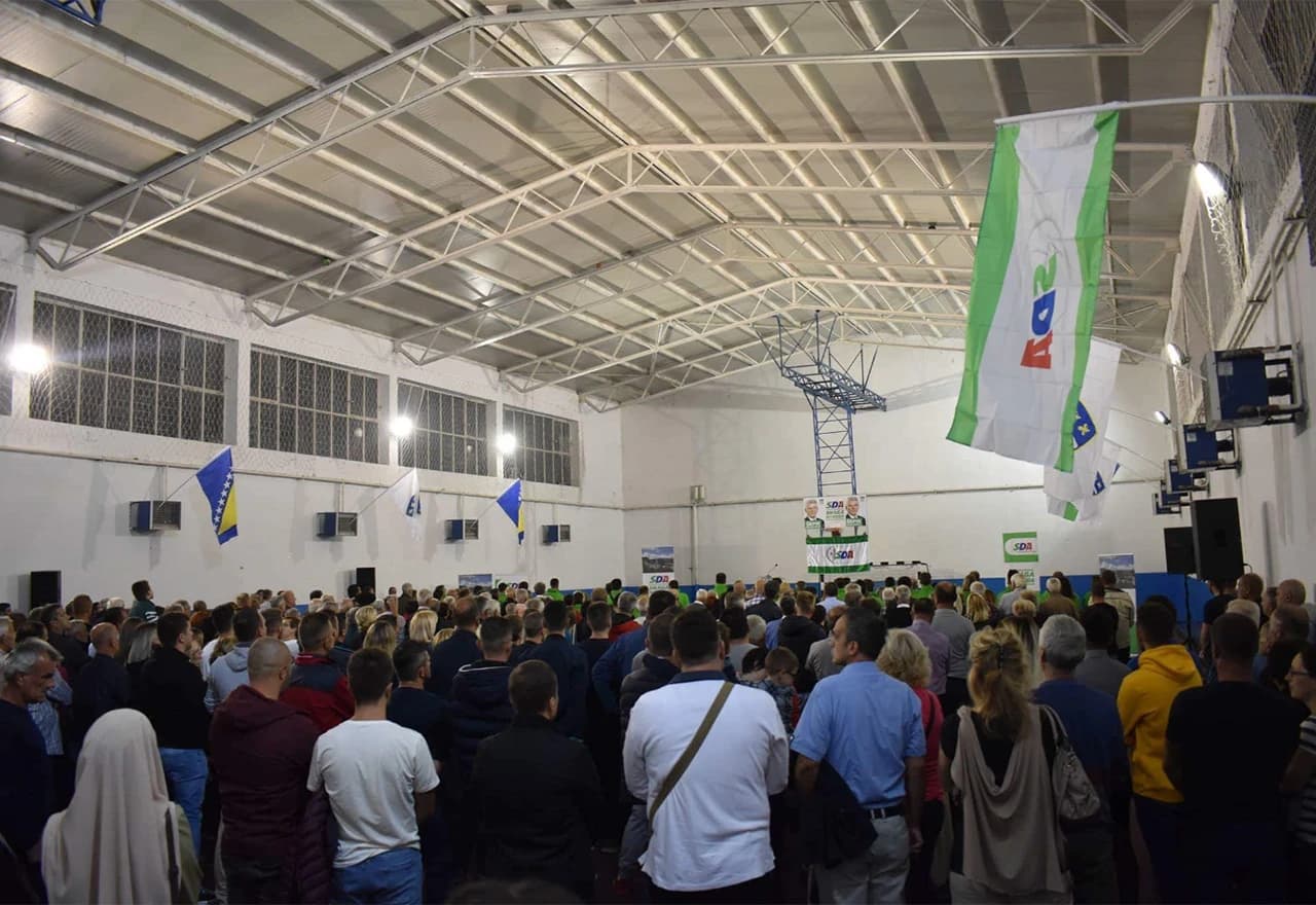 Centralni predizborni skup u Stocu