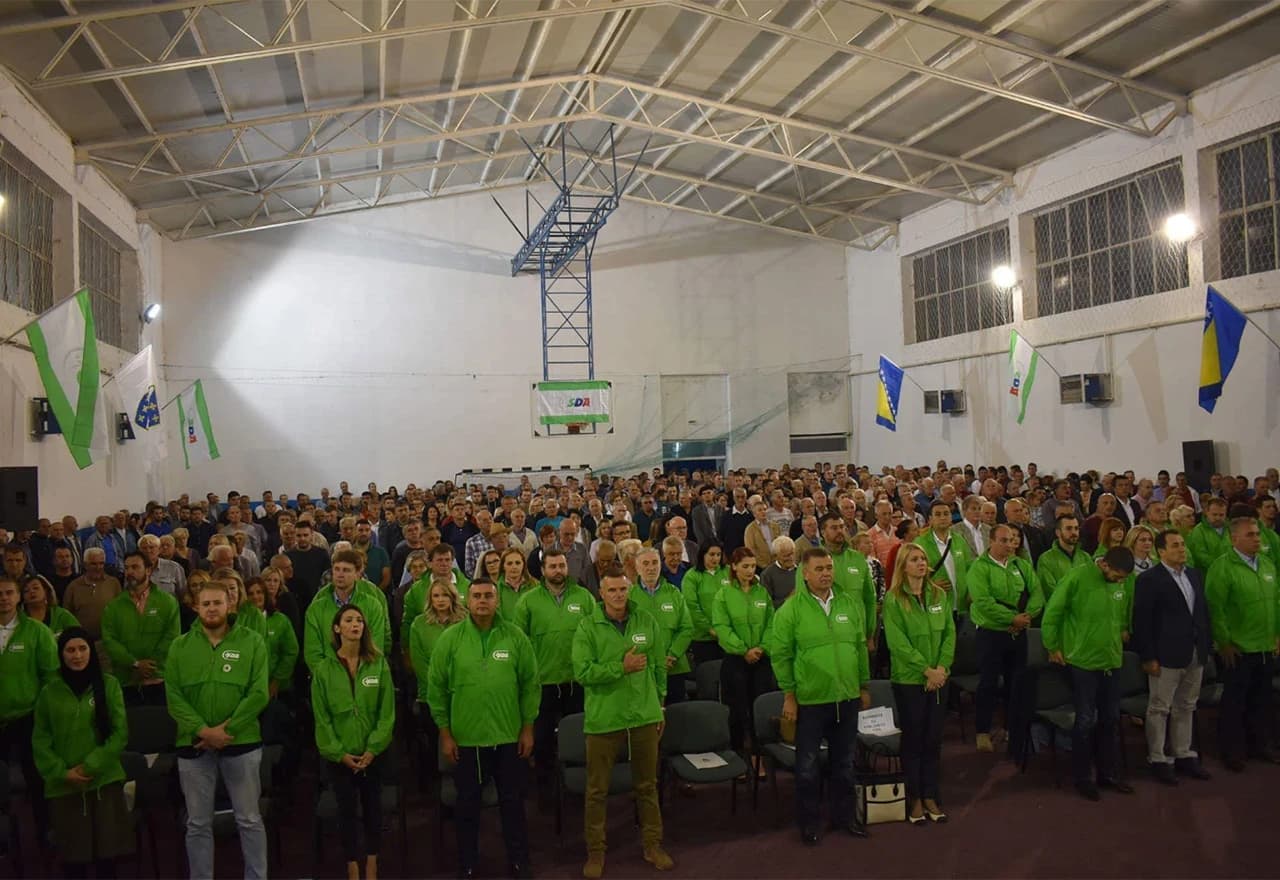 Centralni predizborni skup u Stocu
