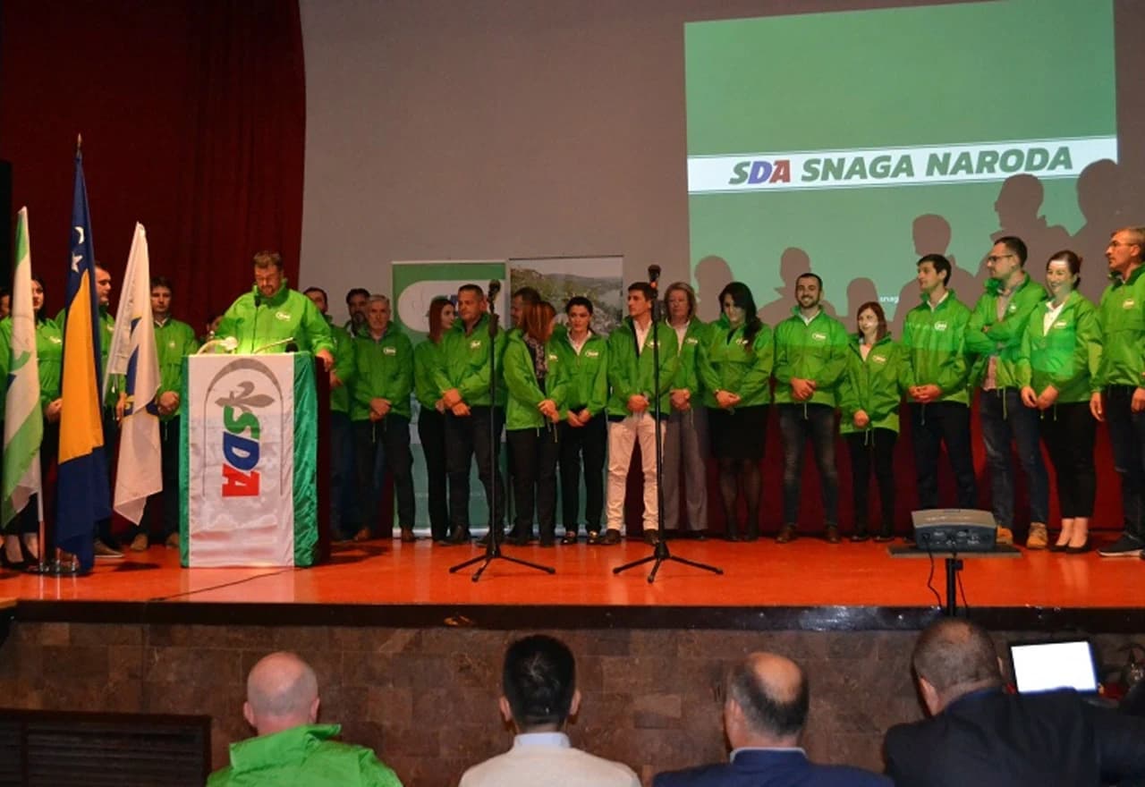 Predizborni skup SDA u Čapljini