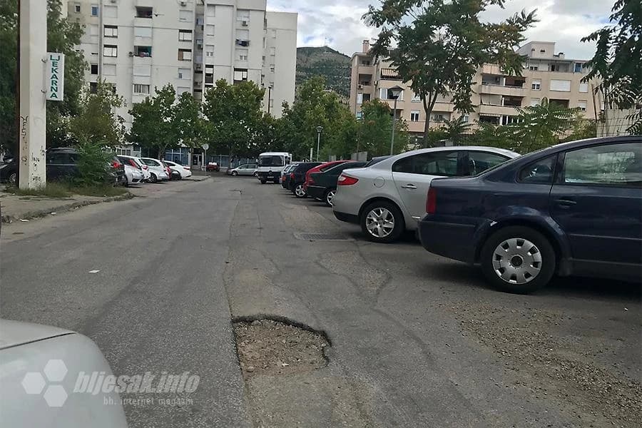 Preuzeta titula najveće mostarske rupe