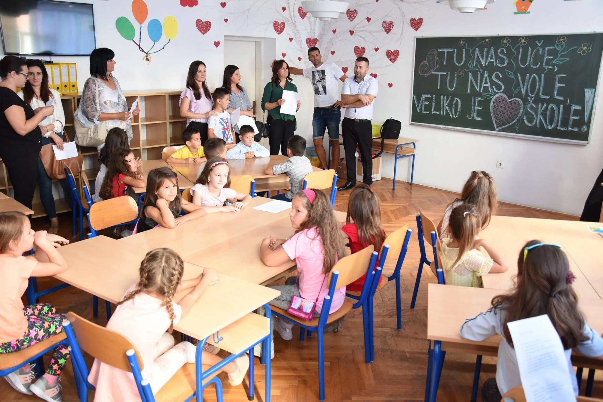 Prvi dan nastave u OŠ Čerin