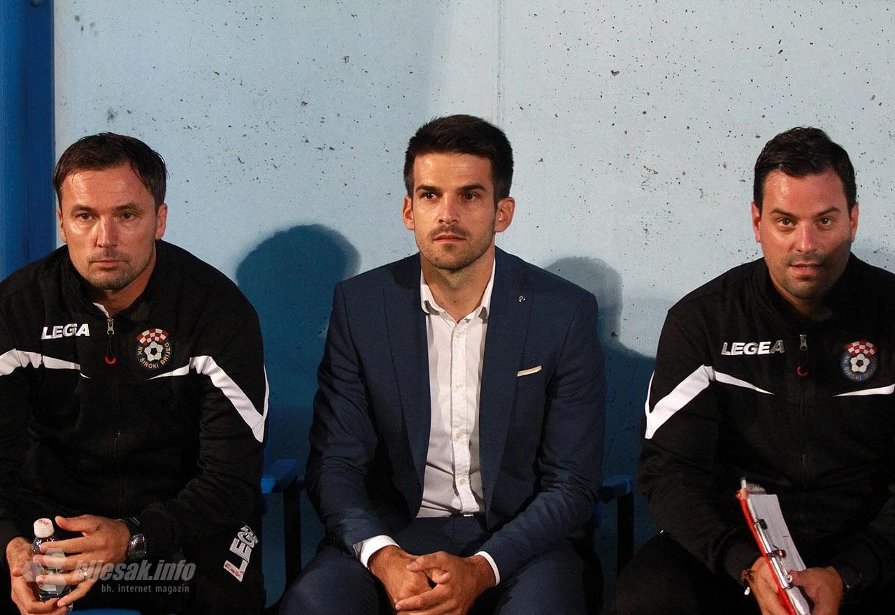 Širokobriješki trenerski trojac (Denis Ćorić, Jure Ivanković i Ivan Kvesić)