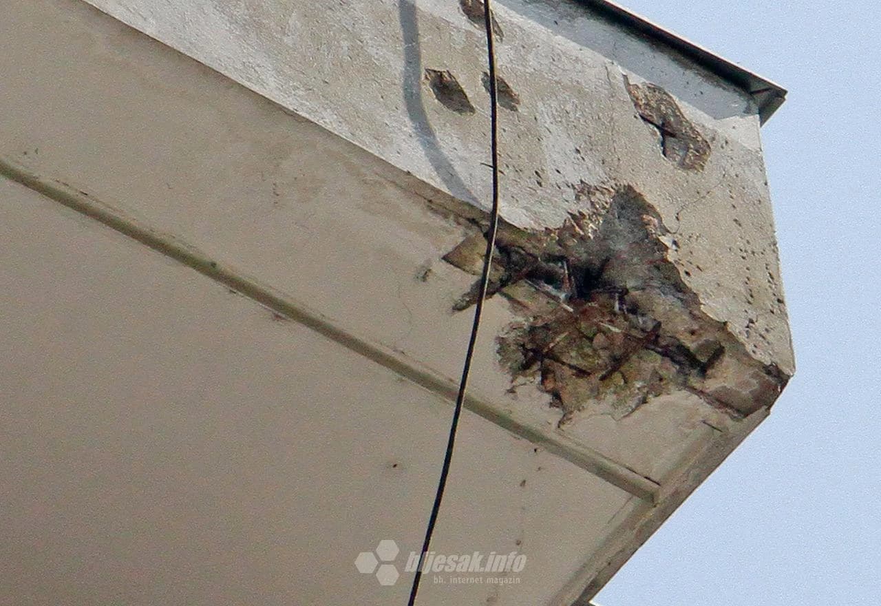 Uklanjanje rakete u centru Mostara 