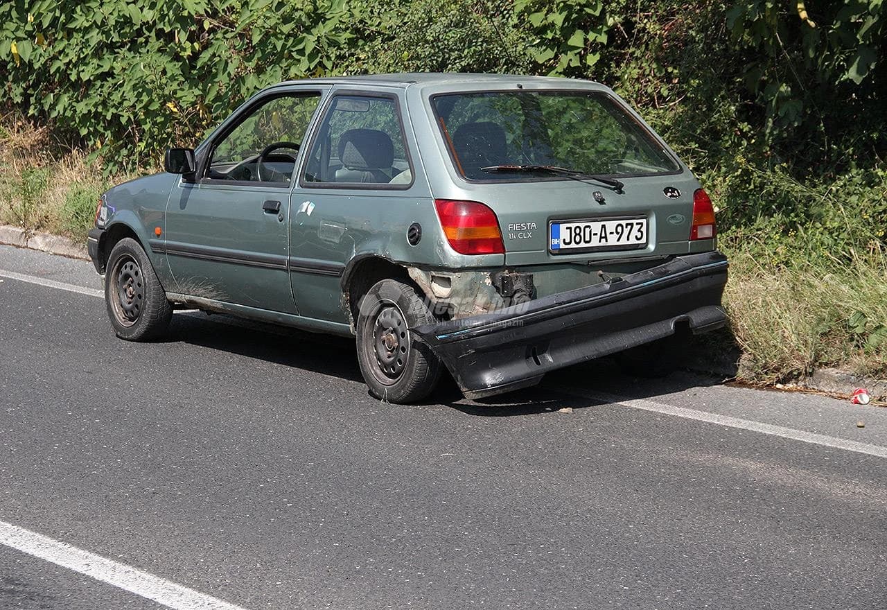 Detalj s mjesta sudara