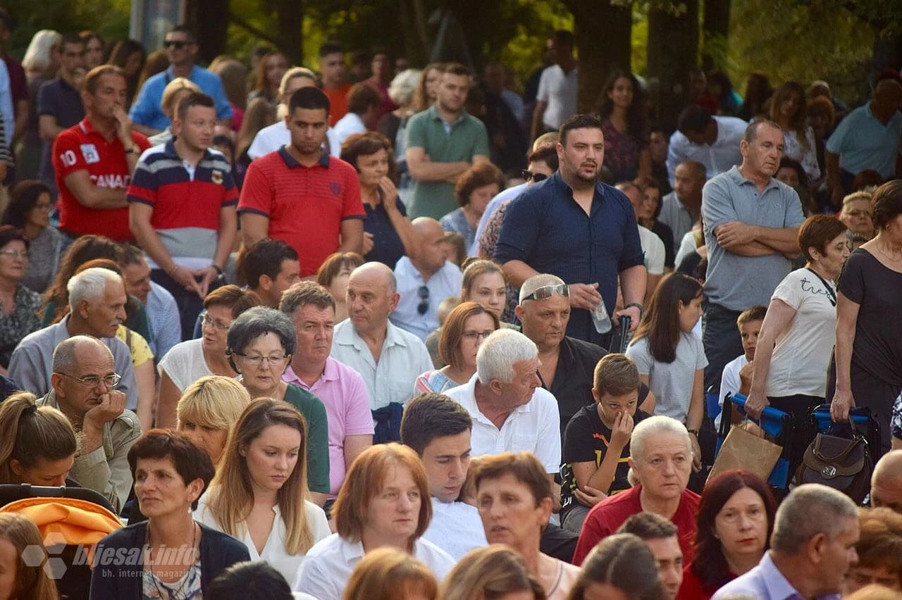Uočnica blagdana Velike Gospe u Širokom Brijegu