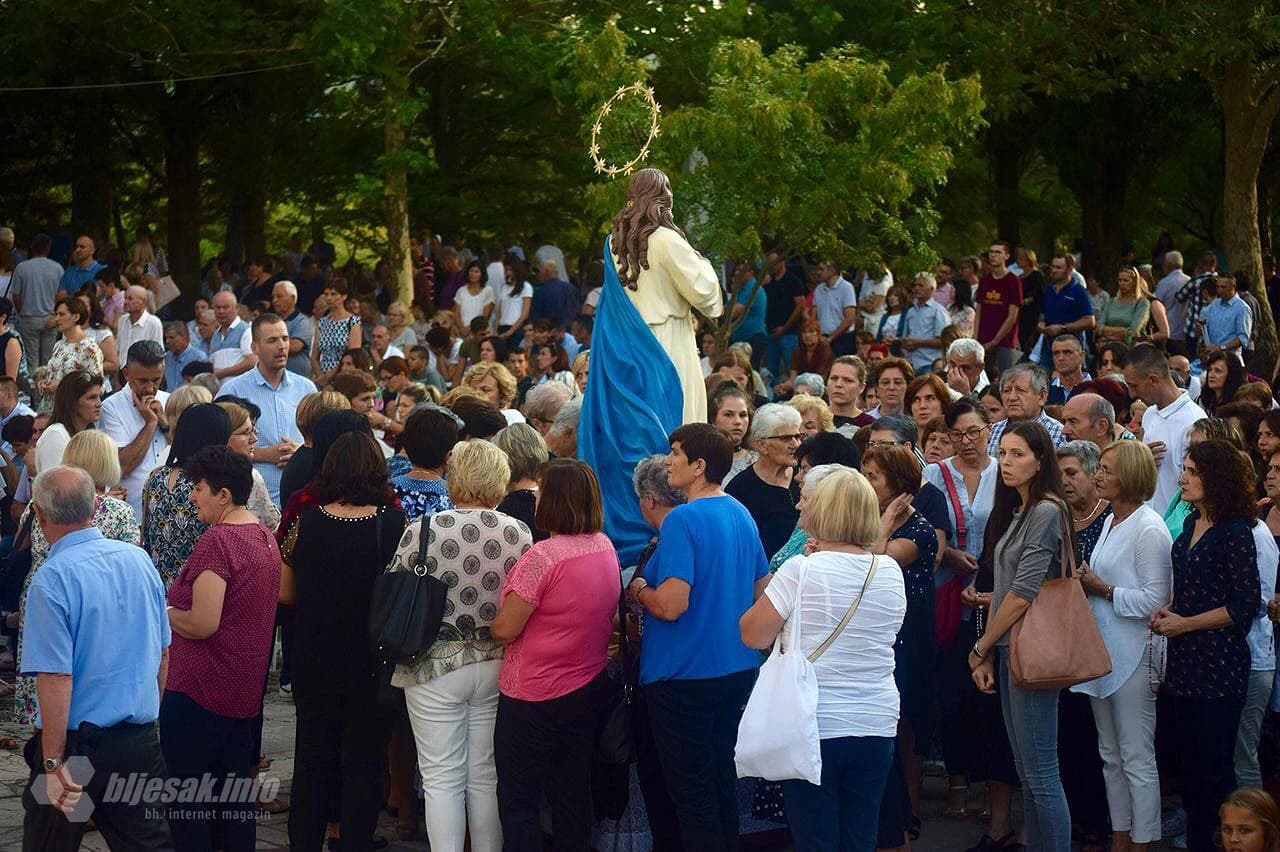 Uočnica blagdana Velike Gospe u Širokom Brijegu