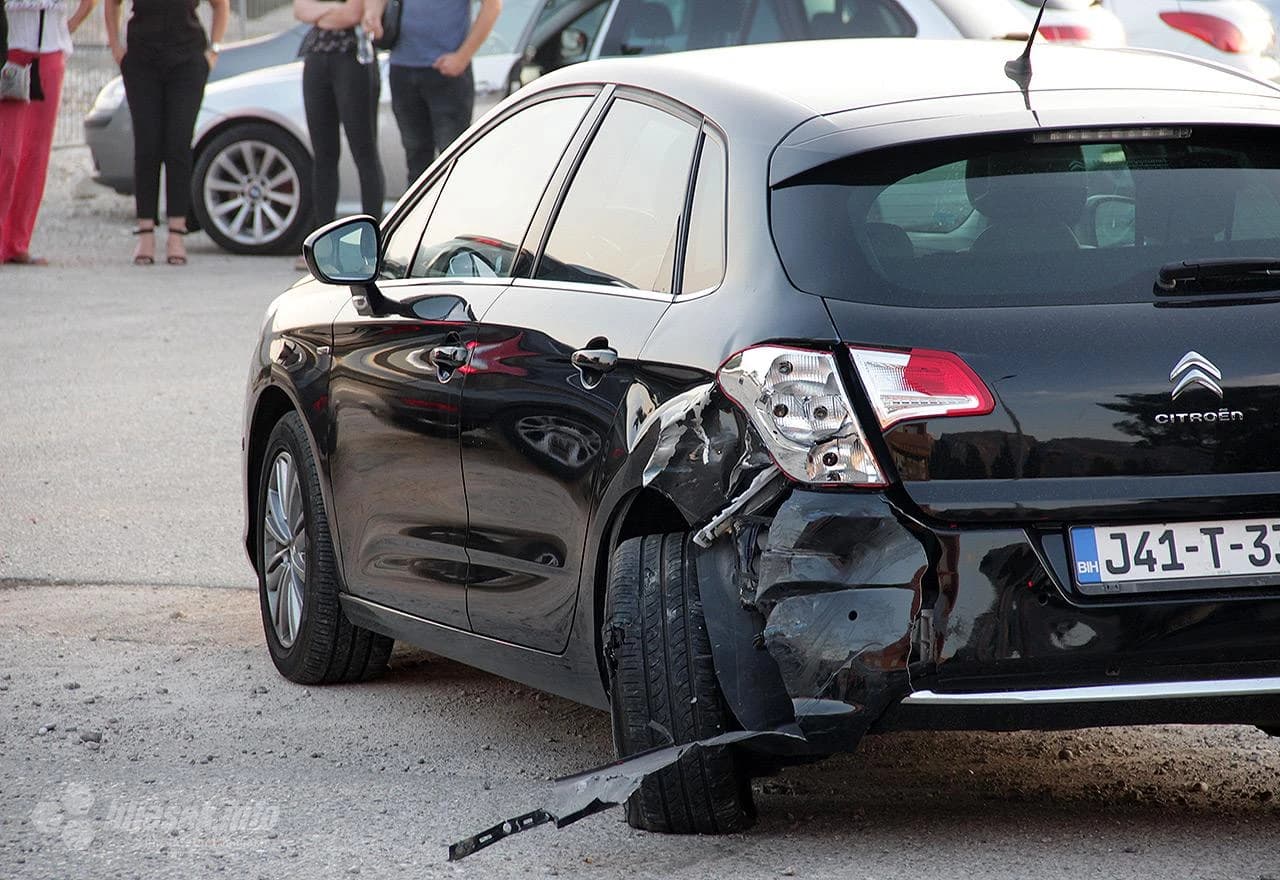 Detalj s mjesta prometne nesreće