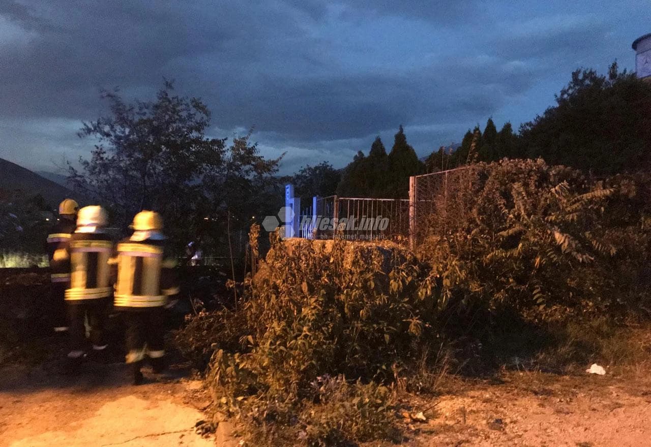 Požar u mostarskom naselju Rudnik