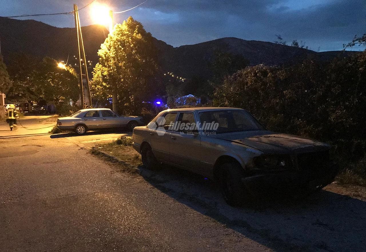 Požar u mostarskom naselju Rudnik