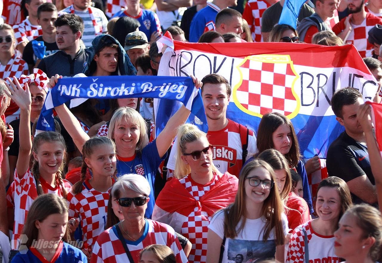 Doček Zlatka Dalića u Livnu