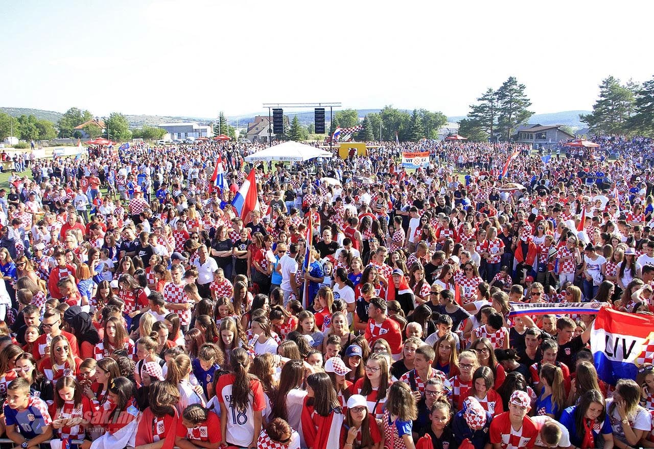Doček Zlatka Dalića u Livnu