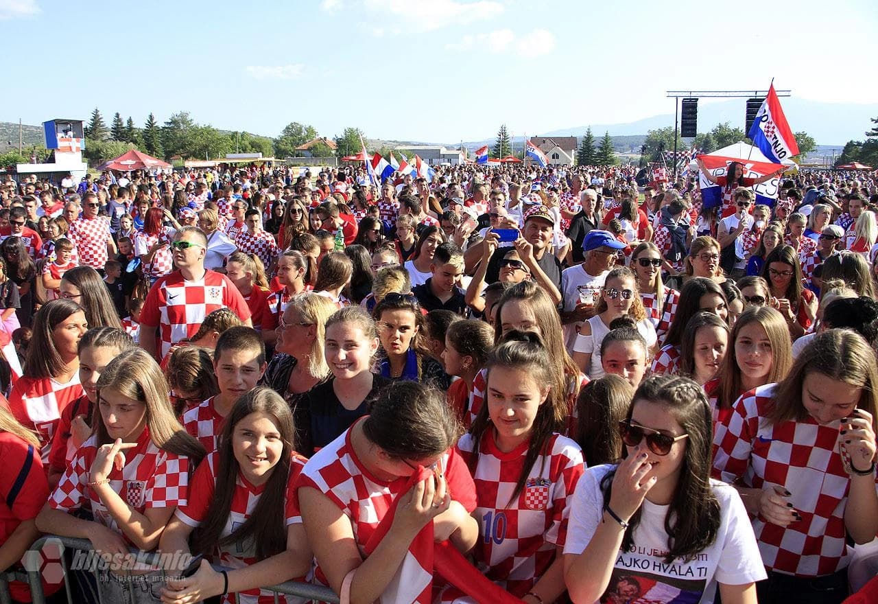 Doček Zlatka Dalića u Livnu