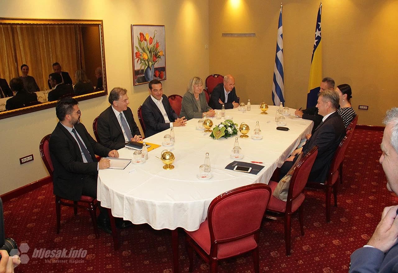 Denis Zvidić i Alexis Tsipras u Mostaru