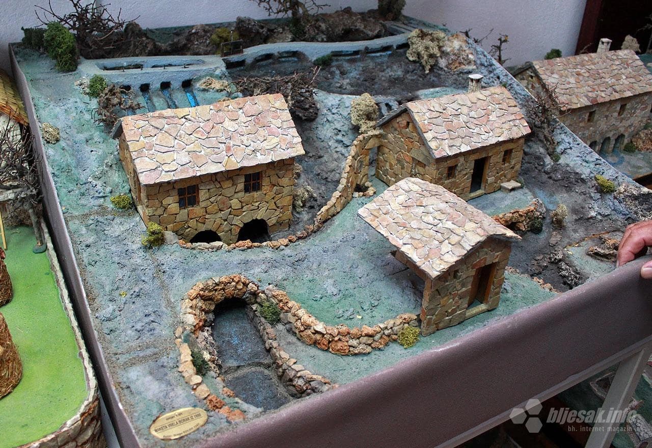 Mlinice u Borku iz 1950. godine koje je Drago izradio 1997. godine