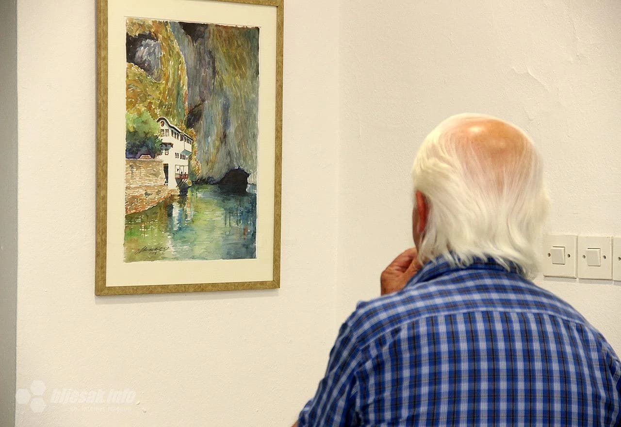 S otvaranja izložbe Miodraga Miličevića