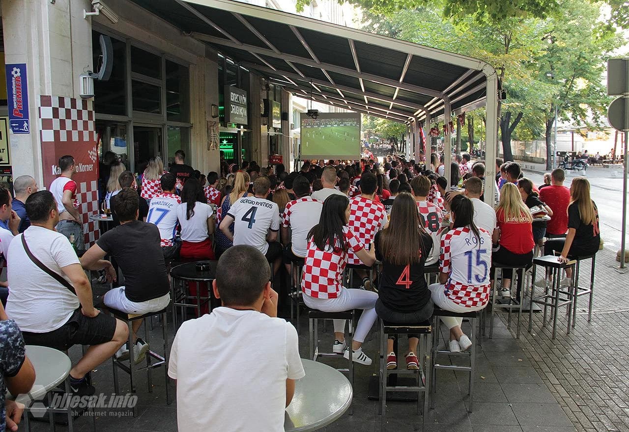 Veliki broj navijača pratio je utakmicu finala Svjetskog prvenstva 