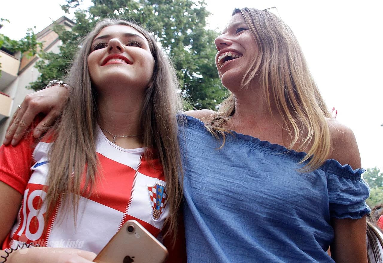 Navijačice u Mostaru