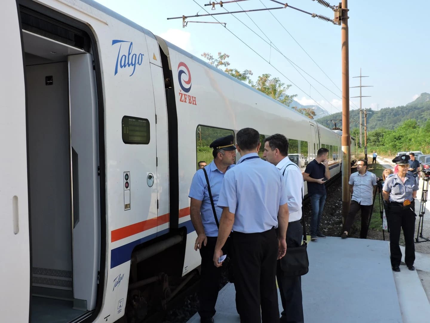 Doček vlaka u Jablanici