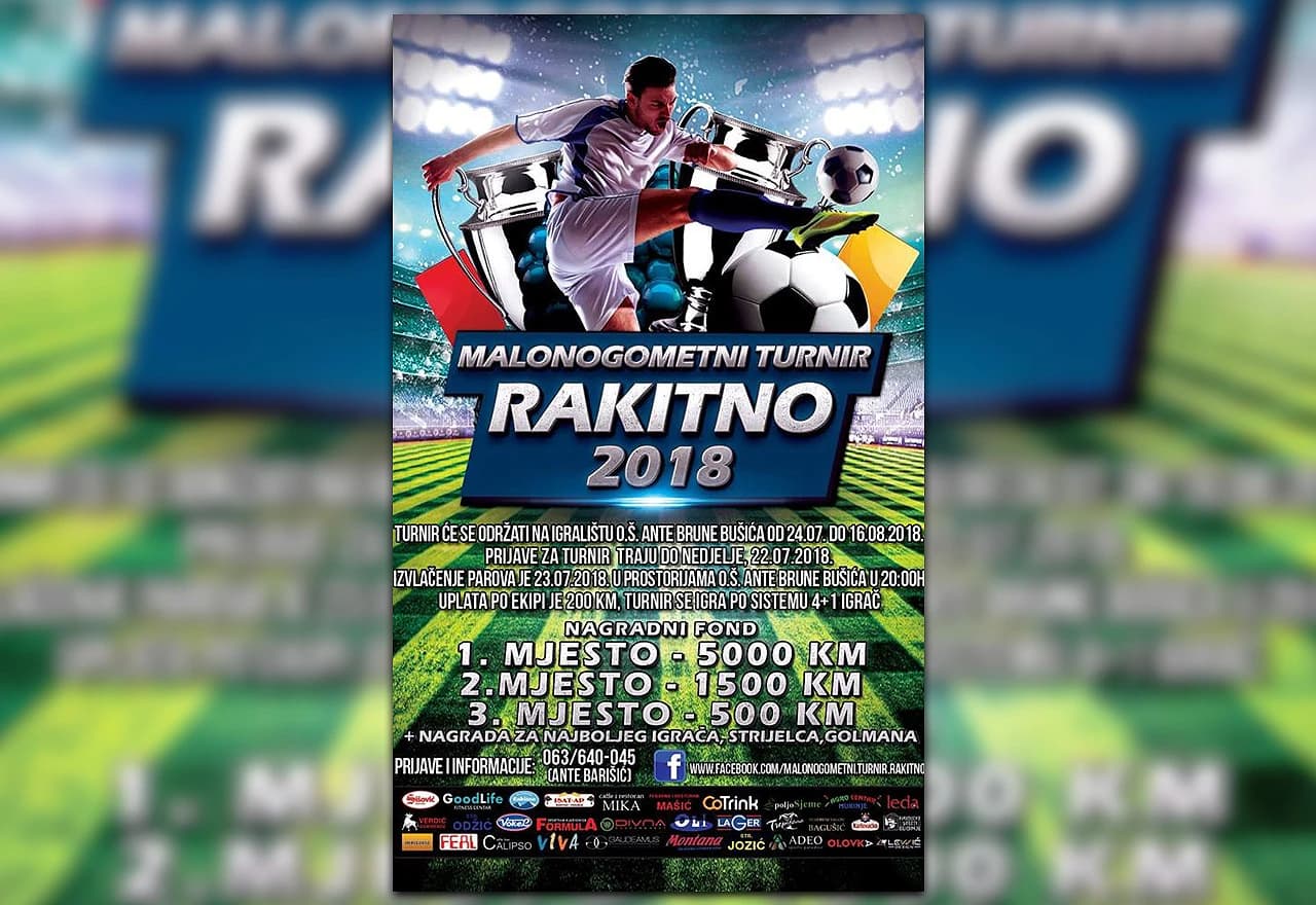 Malonogometni turnir Rakitno 2018