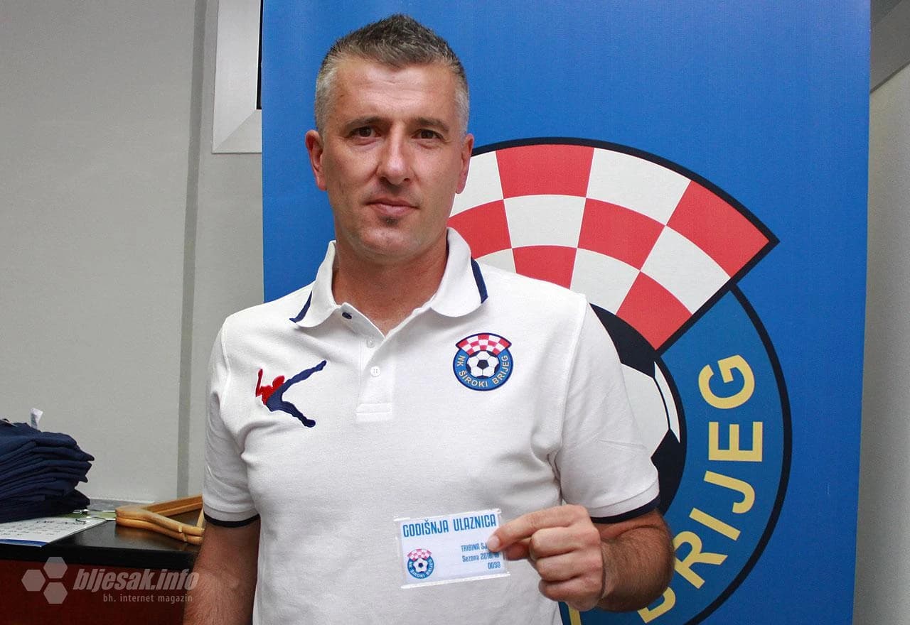 Trener Boris Pavić s godišnjom ulaznicom