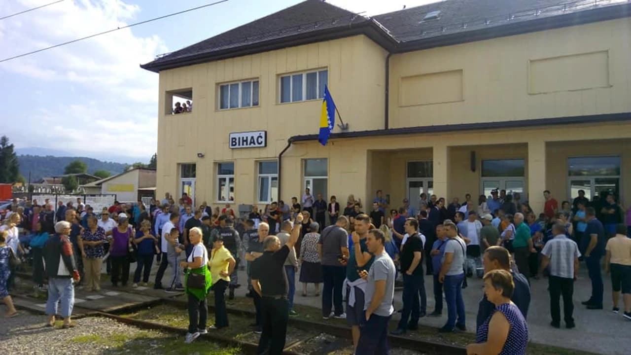ŽFBiH - Talgo vlak u Bihaću