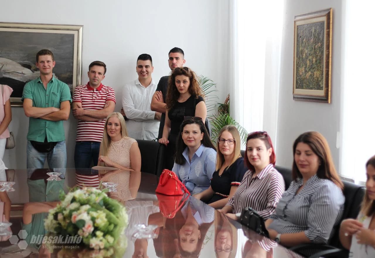 Pripravnici na svečanom prijamu u Čapljini