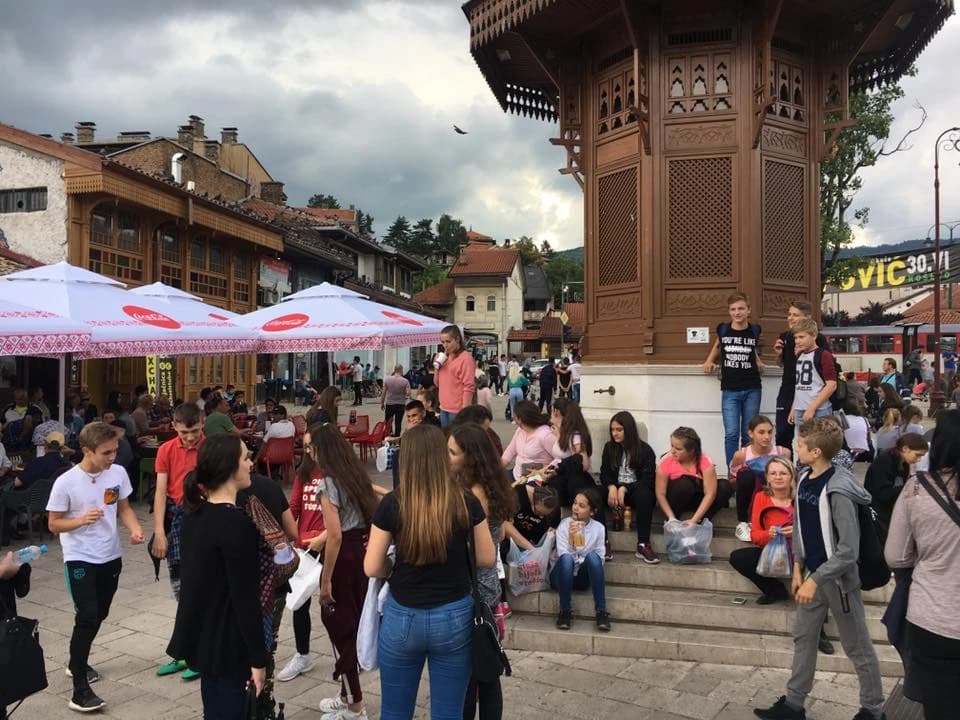 Učenici OŠ Sanica na izletu u Sarajevu