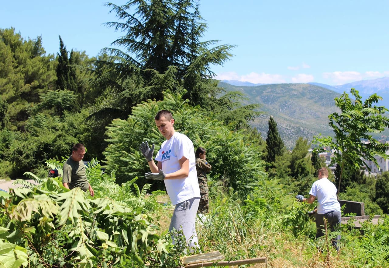 Foto: Čitatelj - akcija uređenja Bijelog Brijega