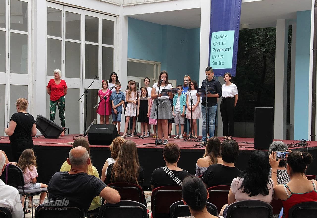 Detalj s koncerta Dječjeg zbora Pavarotti