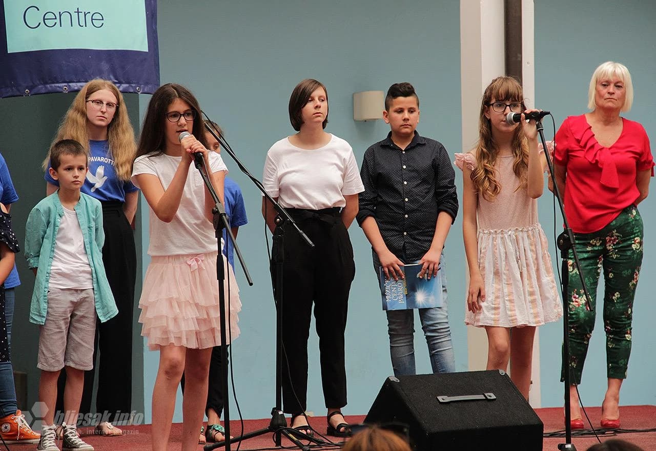 Detalj s koncerta Dječjeg zbora Pavarotti