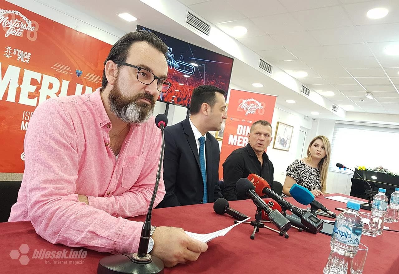 Organizatori najavili spektakularni koncert Dine Merlina u Mostaru 