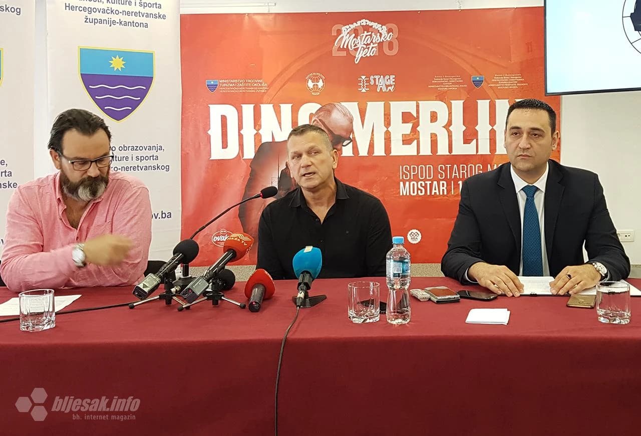 Organizatori najavili spektakularni koncert Dine Merlina u Mostaru 