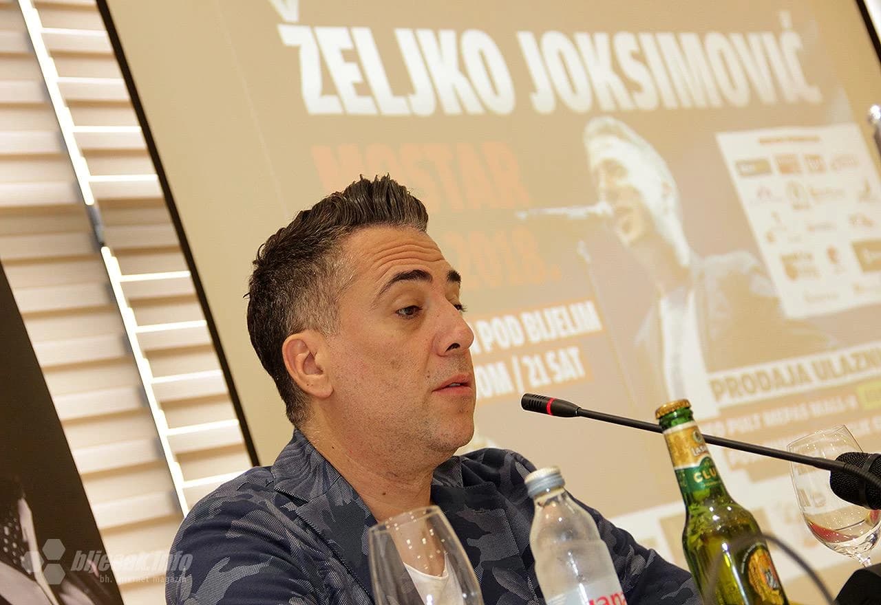 Pressica povodom koncerta Željka Joksimovića u Mostaru