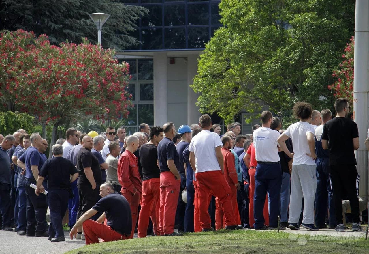 Štrajk upozorenja u Aluminiju