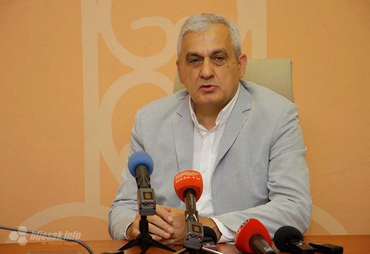 Gradonačelnik Mostara Ljubo Bešlić 