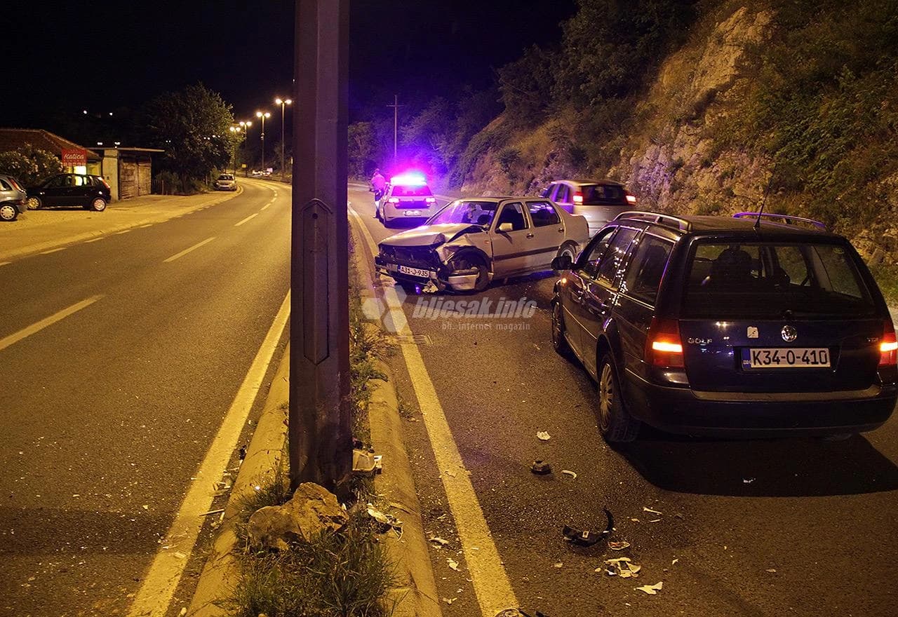 S mjesta prometne nesreće u Donjoj Mahali