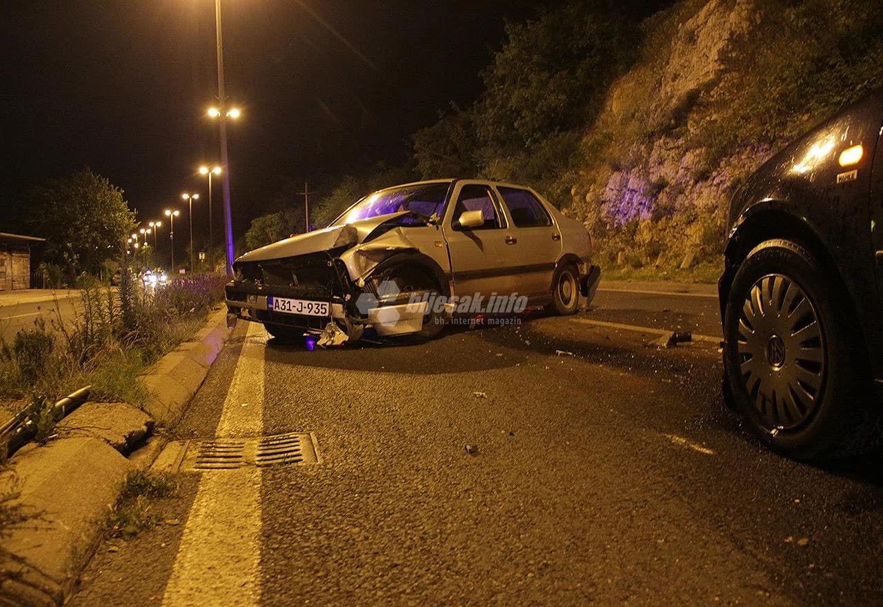 S mjesta prometne nesreće u Donjoj Mahali