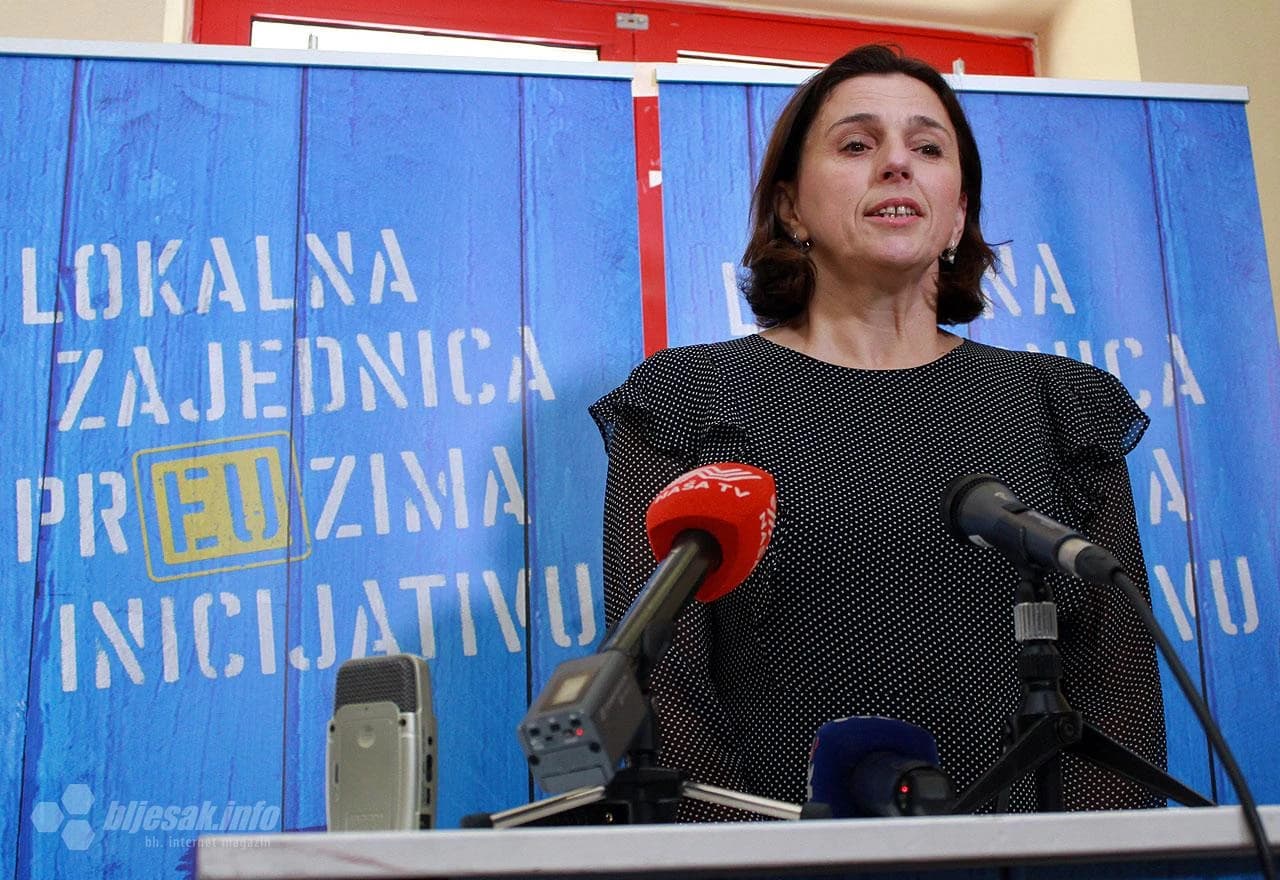 Debata ''EU u posjetu lokalnim zajednicama'' u Širokom Brijegu (Meliha Gekić Lerić)