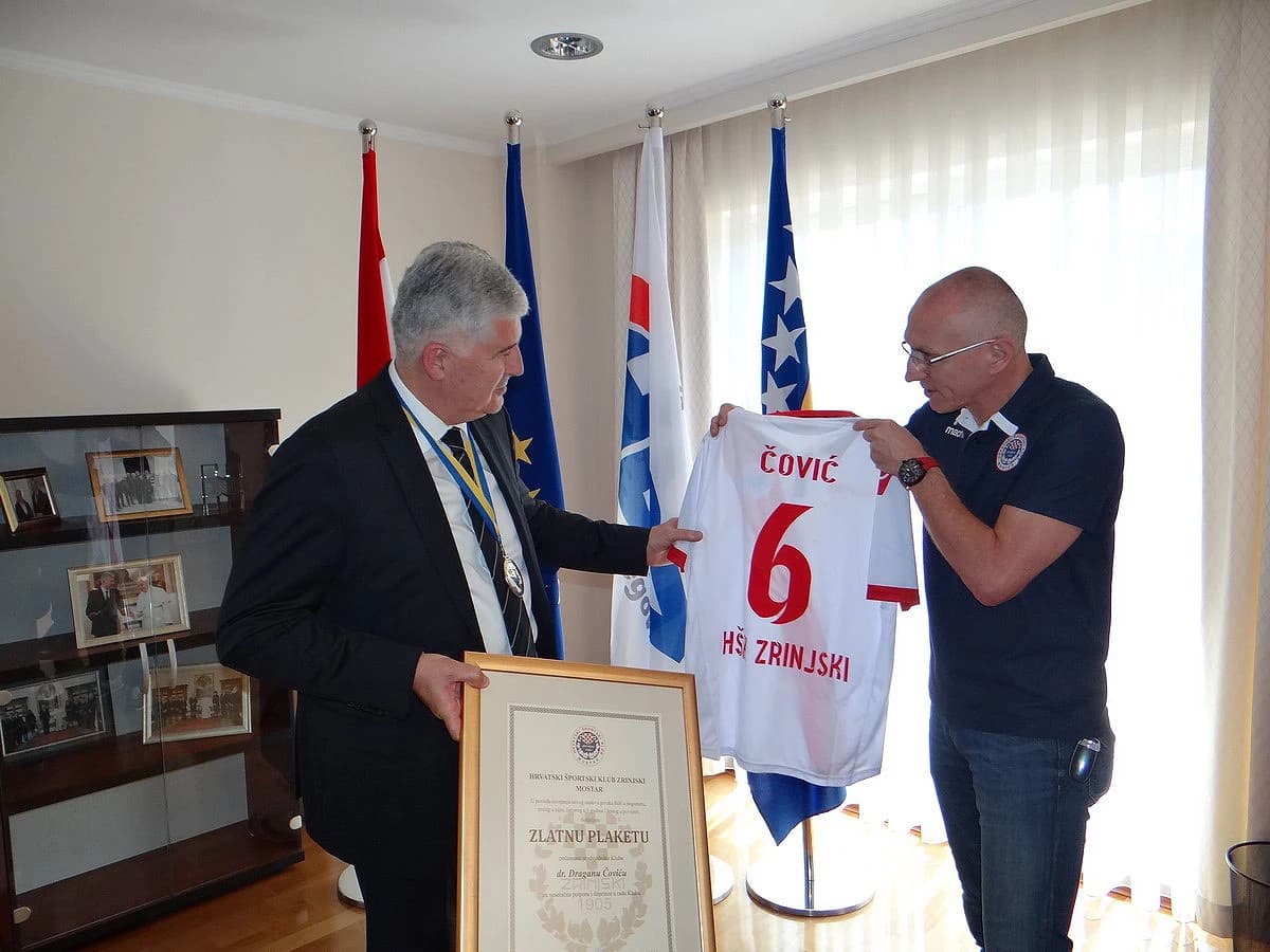 Dragan Čović s predstavnicima Zrinjskog