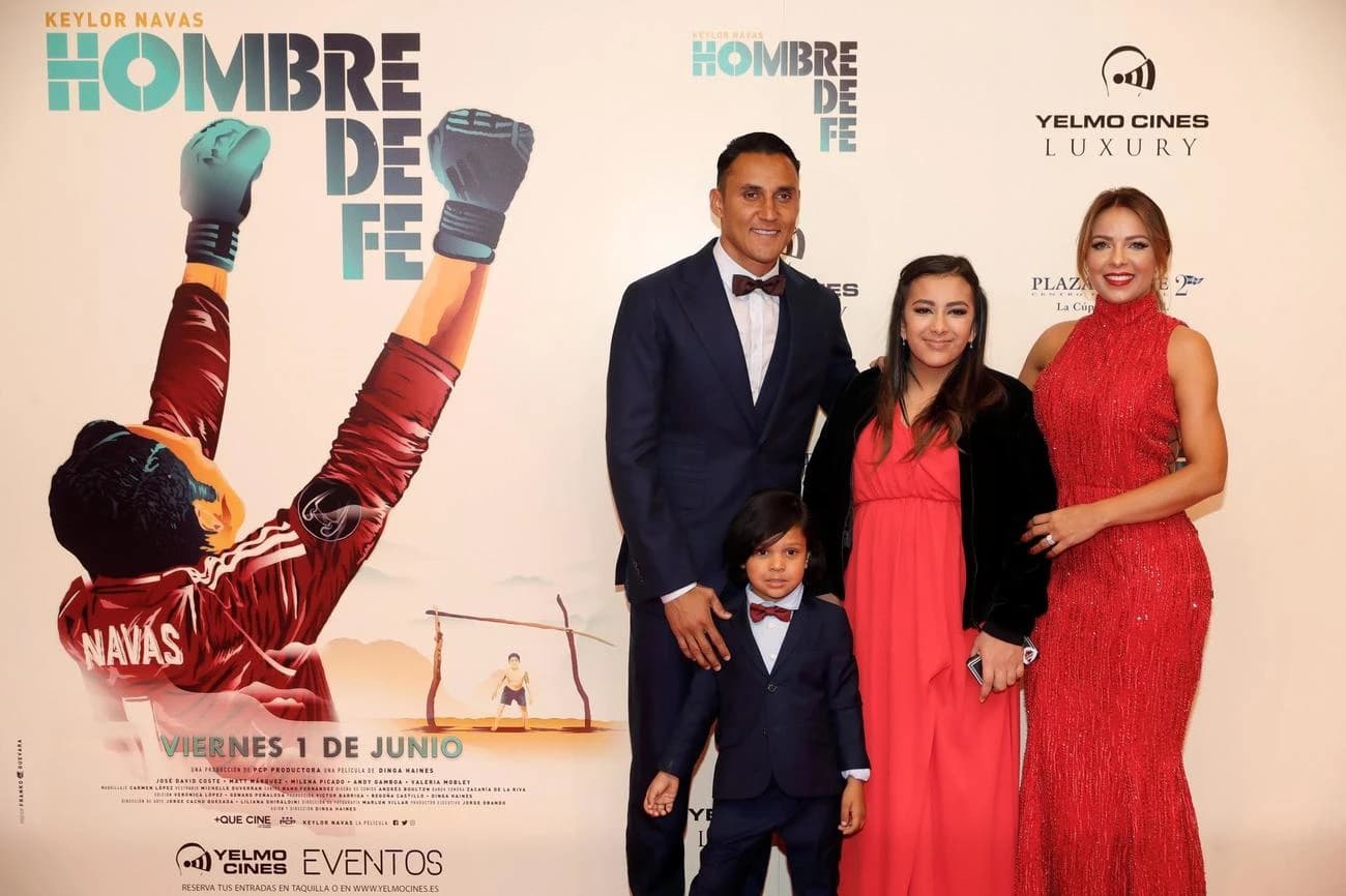 Keylor Navas s obitelji