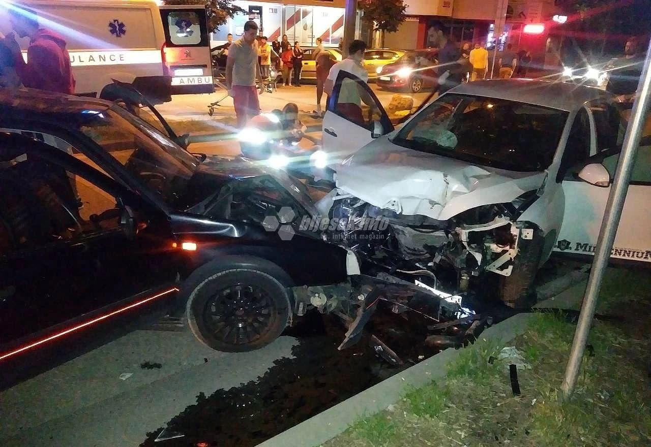 Teži sudar u Ulici kneza Višeslava