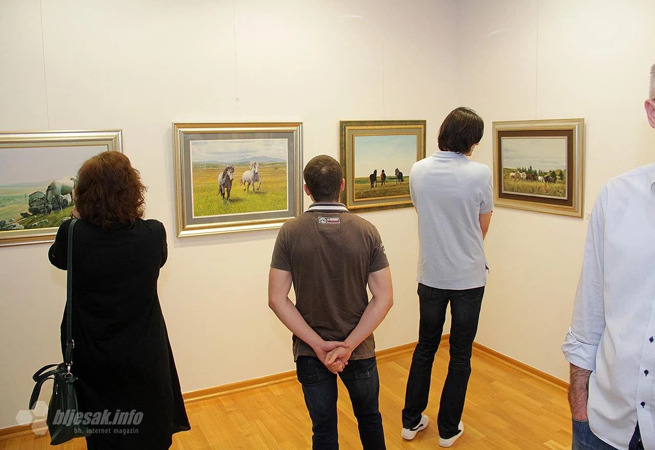 S otvaranja izložbe Ivie Vlašića u galeriji Aluminij