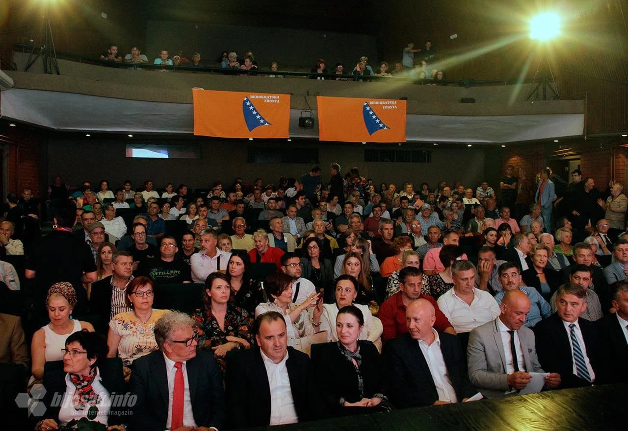 Javna tribina Demokratske fronte u Mostaru "Politička situacija u BiH"