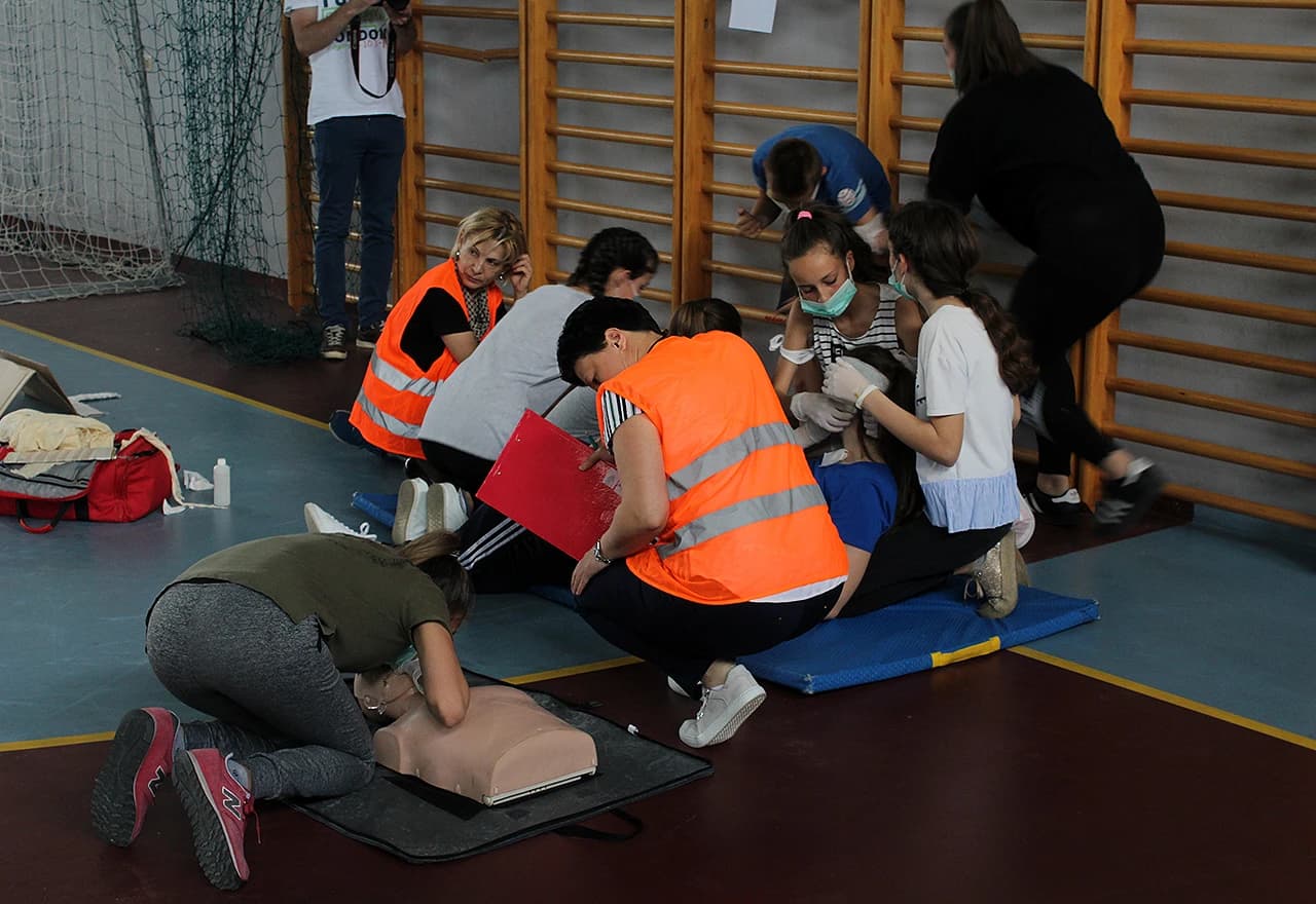 Natjecanje Crvenog križa u Grudama