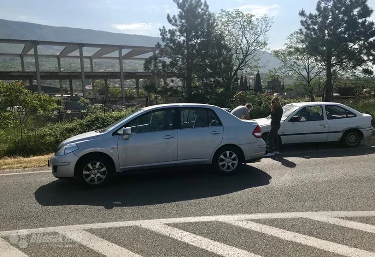 Kolaps na M17 na ulazu u Mostaru