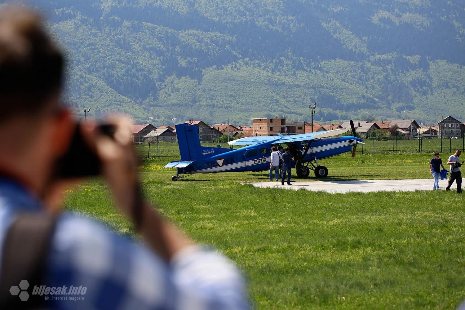 Novinari u posjeti Kampu Butmir